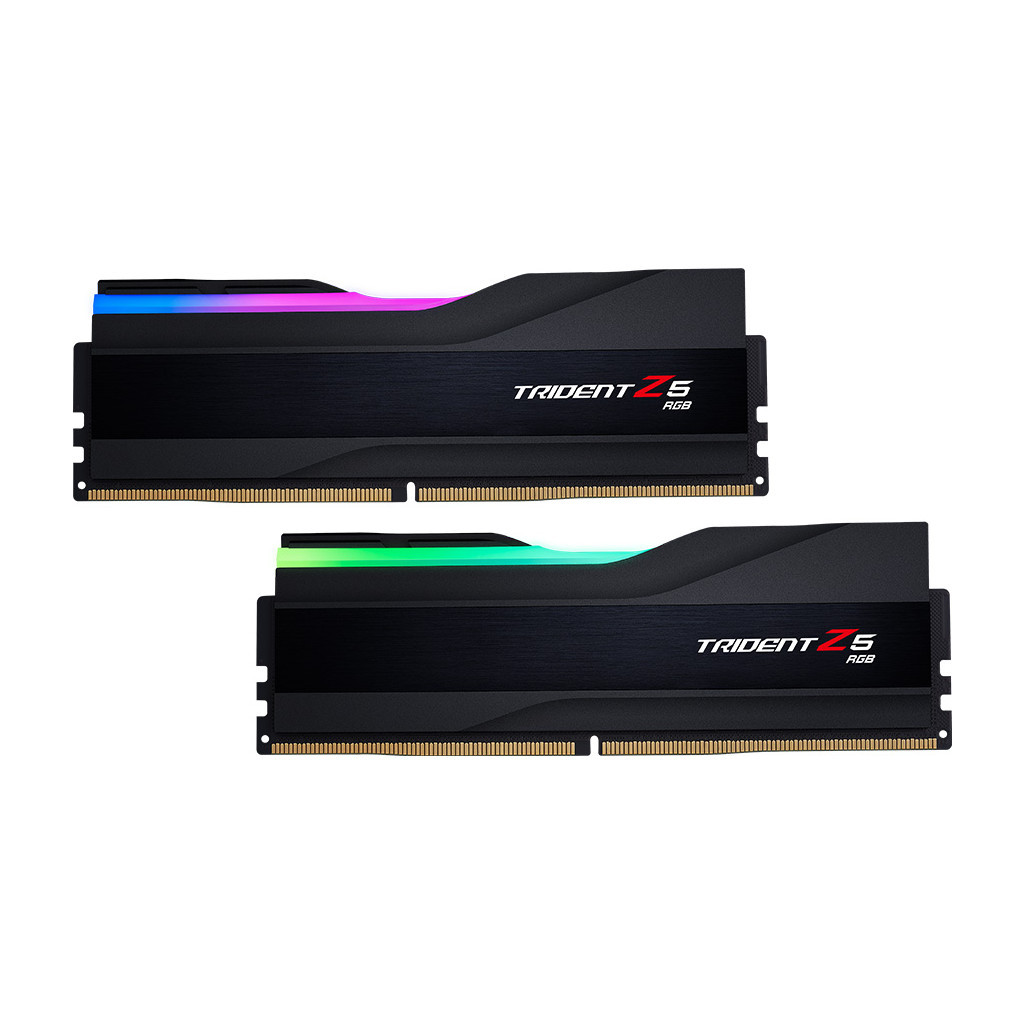 Модуль пам'яті для комп'ютера DDR5 32GB (2x16GB) 8000 MHz Trident Z5 RGB Black G.Skill (F5-8000J3848H16GX2-TZ5RK) - фото 1 Модуль пам'яті для комп'ютера DDR5 32GB (2x16GB) 8000 MHz Trident Z5 RGB Black G.Skill (F5-8000J3848H16GX2-TZ5RK) - фото 1