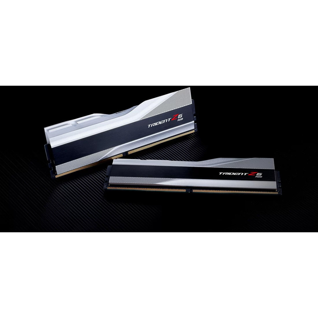 Модуль пам'яті для комп'ютера DDR5 32GB (2x16GB) 8000 MHz Trident Z5 RGB Silver G.Skill (F5-8000J3848H16GX2-TZ5RS) - фото 6 Модуль пам'яті для комп'ютера DDR5 32GB (2x16GB) 8000 MHz Trident Z5 RGB Silver G.Skill (F5-8000J3848H16GX2-TZ5RS) - фото 6