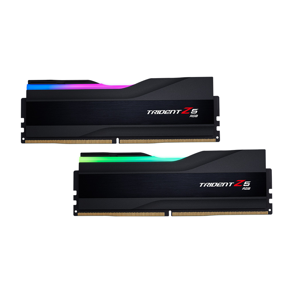 Модуль пам%27яті для комп%27ютера DDR5 48GB (2x24GB) 8000 MHz Trident Z5 RGB Black G.Skill (F5-8000J4048F24GX2-TZ5RK) Модуль пам%27яті для комп%27ютера DDR5 48GB (2x24GB) 8000 MHz Trident Z5 RGB Black G.Skill (F5-8000J4048F24GX2-TZ5RK)
