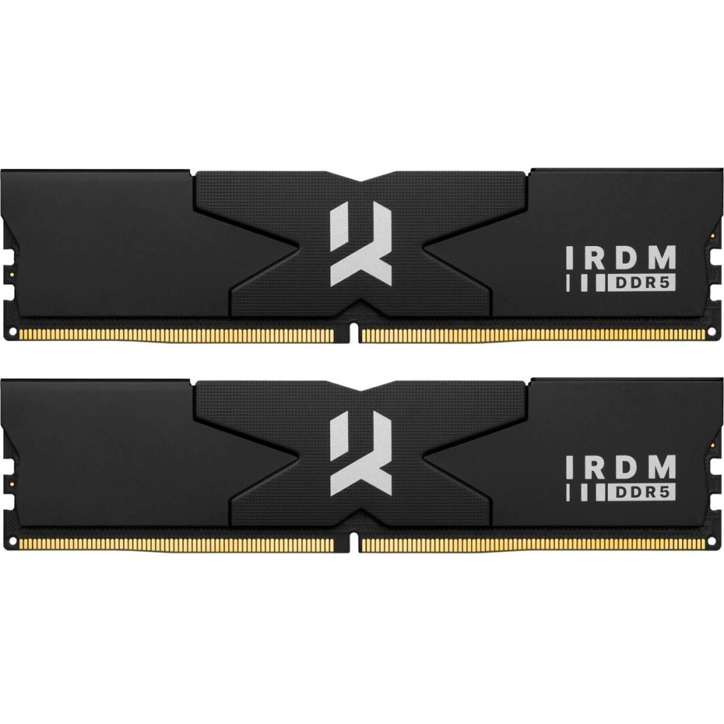Модуль пам'яті для комп'ютера DDR5 32GB (2x16GB) 5600 MHz IRDM Black Goodram (IR-5600D564L30S/32GDC) - фото 1 Модуль пам'яті для комп'ютера DDR5 32GB (2x16GB) 5600 MHz IRDM Black Goodram (IR-5600D564L30S/32GDC) - фото 1