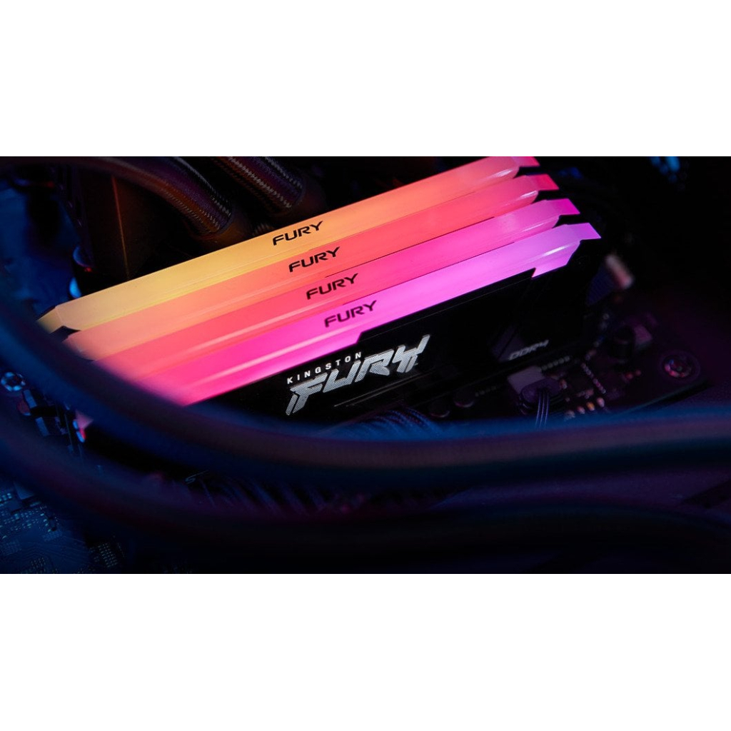 Модуль пам'яті для комп'ютера DDR4 16GB (2x8GB) 3600 MHz Beast RGB Kingston Fury (ex.HyperX) (KF436C17BB2AK2/16) - фото 4 Модуль пам'яті для комп'ютера DDR4 16GB (2x8GB) 3600 MHz Beast RGB Kingston Fury (ex.HyperX) (KF436C17BB2AK2/16) - фото 4