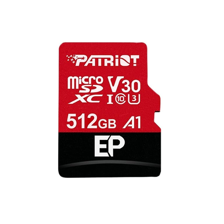 Карта пам'яті Patriot 512GB microSD class 10 UHS-I U3 (PEF512GEP31MCX) - фото 1
