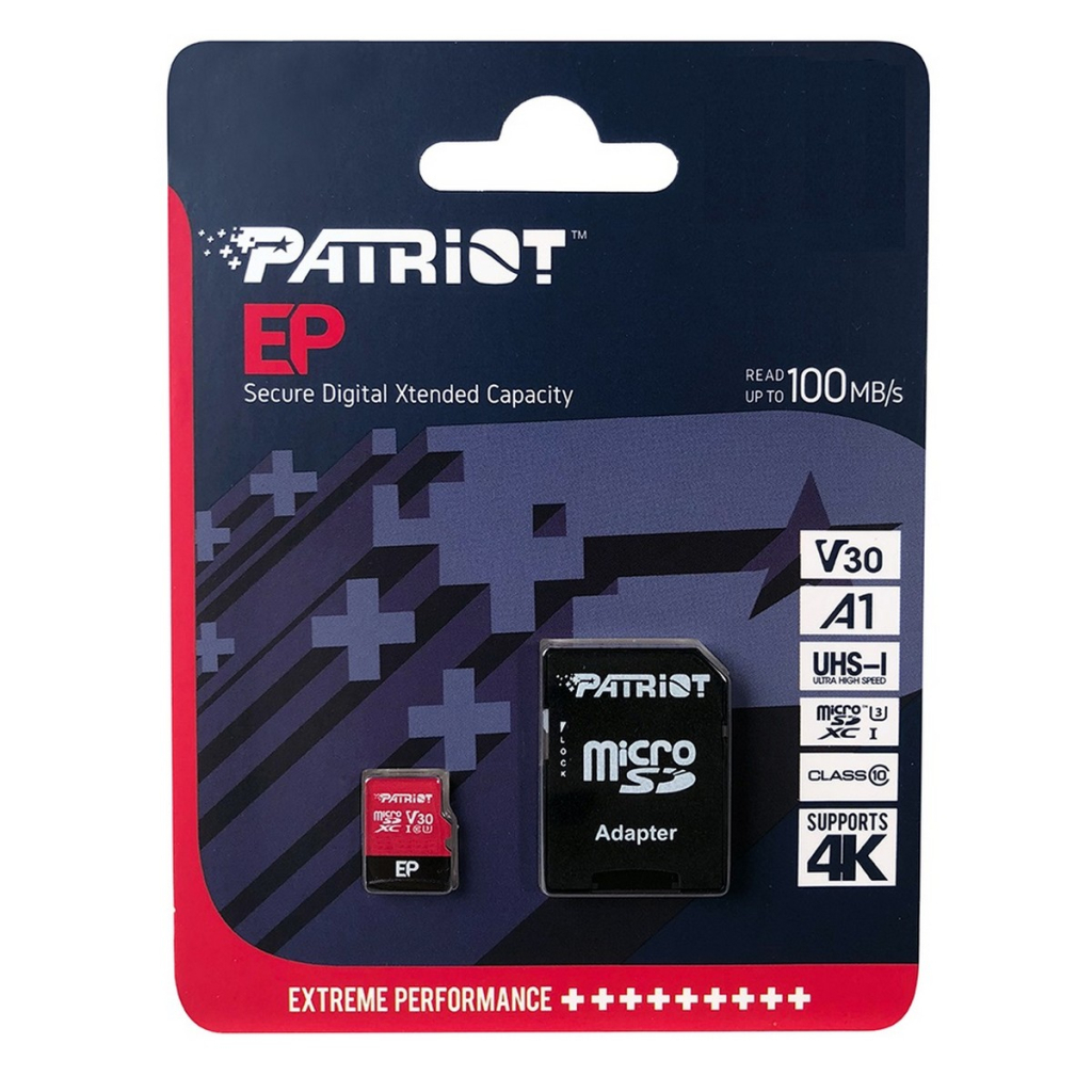 Карта пам'яті Patriot 1TB microSD class 10 UHS-I U3 (PEF1TBEP31MCX) - фото 4 Карта пам'яті Patriot 1TB microSD class 10 UHS-I U3 (PEF1TBEP31MCX) - фото 4