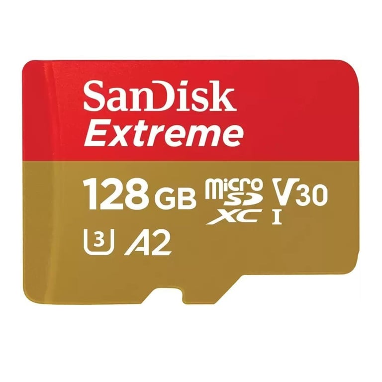 Карта пам'яті SanDisk 128GB microSD class 10 UHS-I U3 Extreme (SDSQXAA-128G-GN6MA) - фото 1