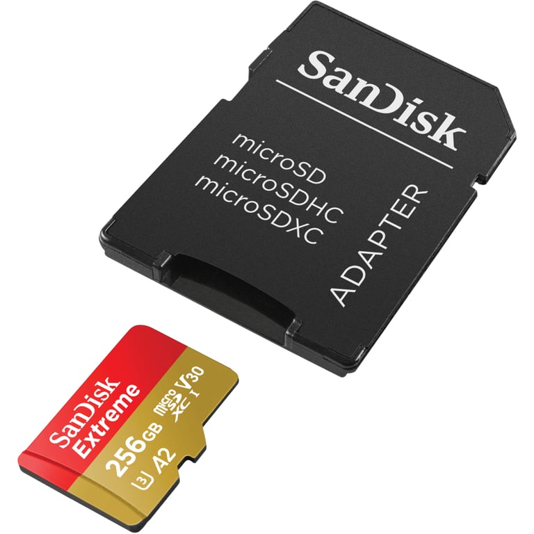 Карта пам'яті SanDisk 256GB microSD class 10 UHS-I U3 Extreme (SDSQXAV-256G-GN6MA) - фото 2