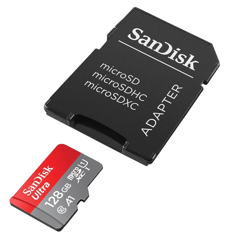 Карта пам'яті SanDisk 128GB microSD class 10 UHS-I Ultra (SDSQUAB-128G-GN6MA) - фото 2