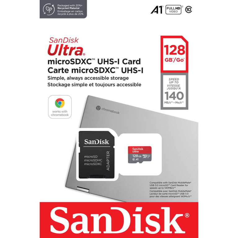 Карта пам'яті SanDisk 128GB microSD class 10 UHS-I Ultra (SDSQUAB-128G-GN6MA) - фото 4