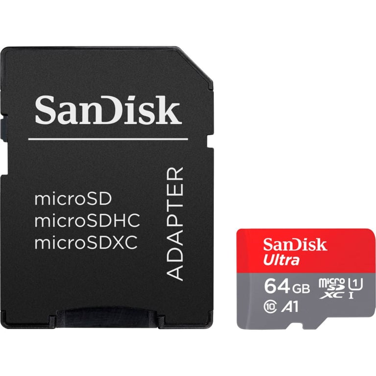 Карта пам'яті SanDisk 64GB microSD class 10 UHS-I Ultra (SDSQUAB-064G-GN6MA) - фото 1