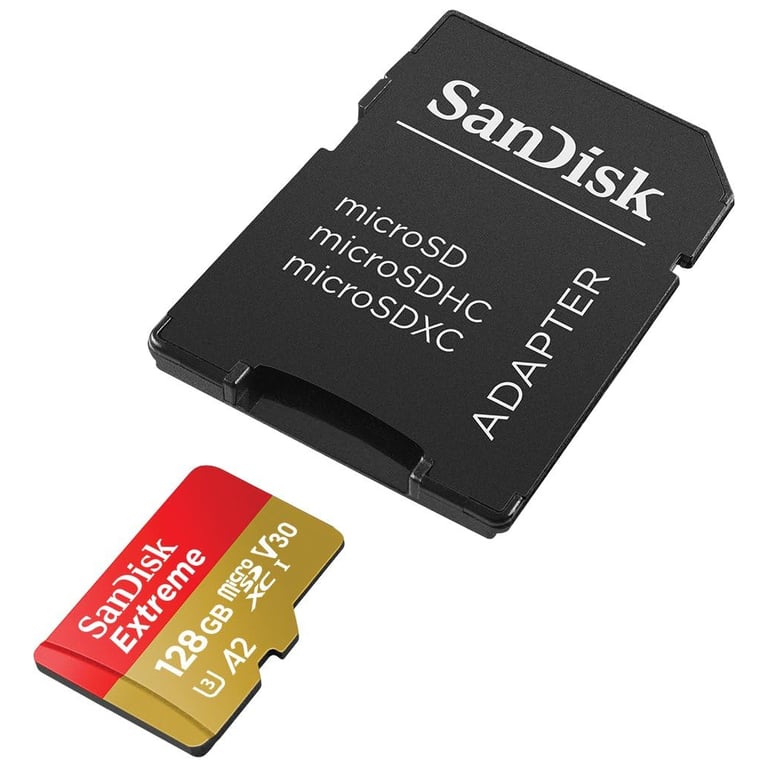 Карта пам'яті SanDisk 128GB microSD class 10 UHS-I Extreme For Action Cams and Dro (SDSQXAA-128G-GN6AA) - фото 2