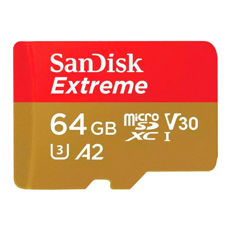 Карта пам'яті SanDisk 64GB microSD class 10 UHS-I Extreme For Action Cams and Dro (SDSQXAH-064G-GN6AA) - фото 3