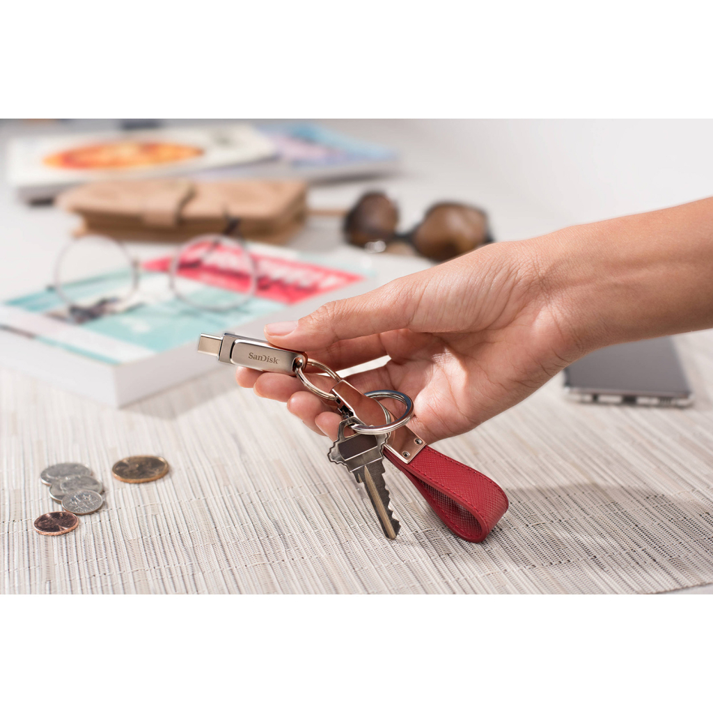 USB флеш накопичувач SanDisk 128GB Dual Drive Luxe USB 3.1 + Type-C (SDDDC4-128G-G46) - фото 7 USB флеш накопичувач SanDisk 128GB Dual Drive Luxe USB 3.1 + Type-C (SDDDC4-128G-G46) - фото 7