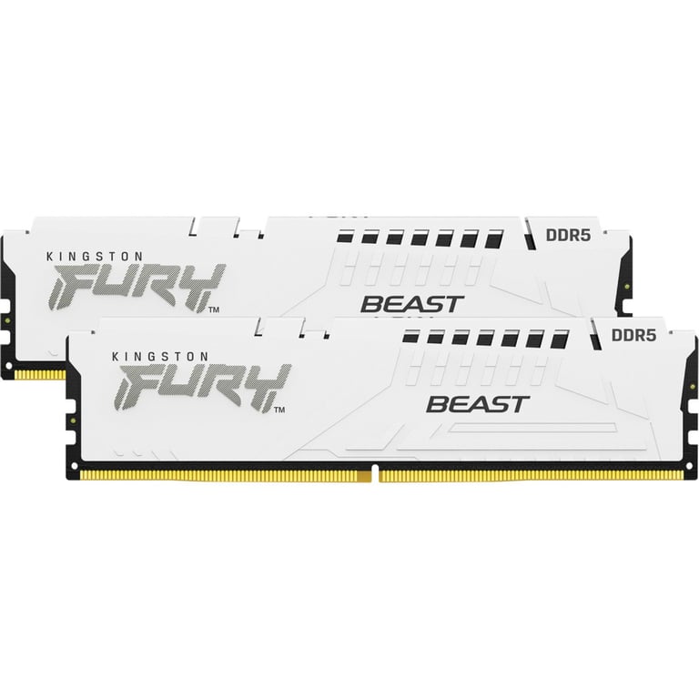 Модуль пам'яті для комп'ютера DDR5 32GB (2x16GB) 5600 MHz Beast White Kingston Fury (ex.HyperX) (KF556C36BWEK2-32) - фото 4