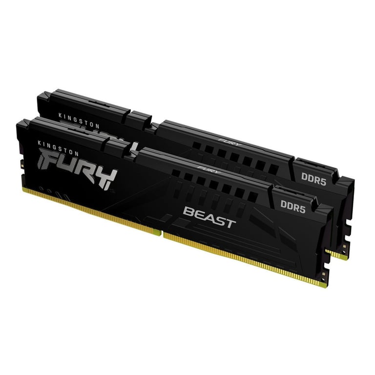 Модуль пам'яті для комп'ютера DDR5 64GB (2x32GB) 5600 MHz Beast Black Kingston Fury (ex.HyperX) (KF556C36BBEK2-64) - фото 3