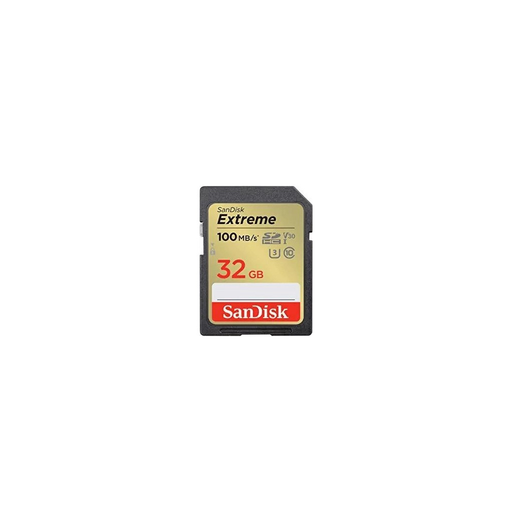 Карта пам'яті SanDisk 32GB SD class 10 UHS-I Extreme (SDSDXVT-032G-GNCIN) - фото 1