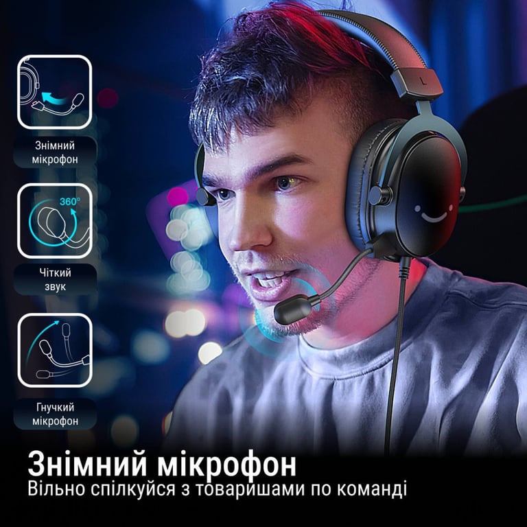 Навушники Fifine H9 Black (H9) - фото 5