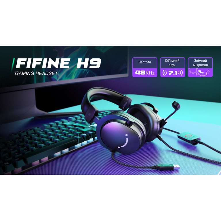 Навушники Fifine H9 Black (H9) - фото 7