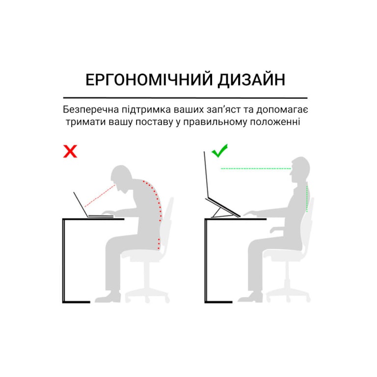 Підставка до ноутбука OfficePro LS320B Black (LS320B) - фото 5