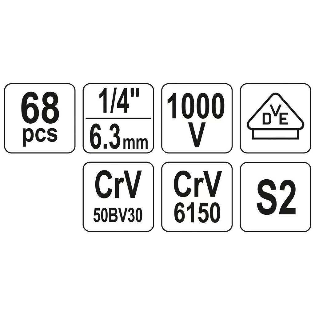 Набір інструментів Yato YT-39009 - фото 7 Набір інструментів Yato YT-39009 - фото 7