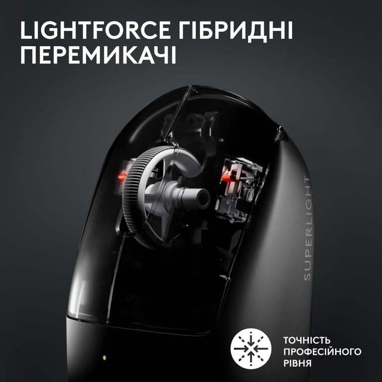 Мишка Logitech G Pro X Superlight 2 Lightspeed Wireless Black (910-006630) - фото 3