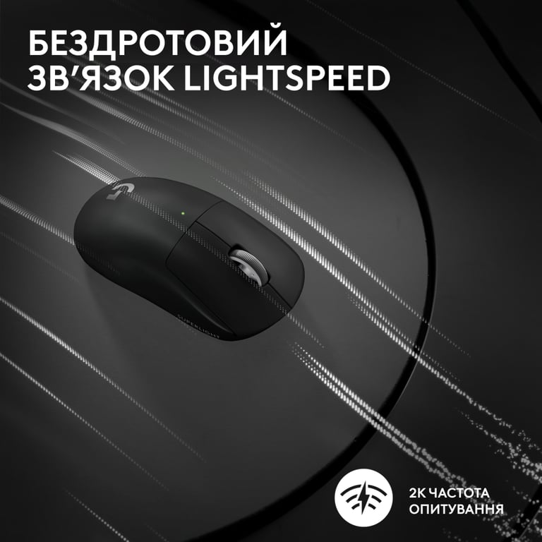 Мишка Logitech G Pro X Superlight 2 Lightspeed Wireless Black (910-006630) - фото 6