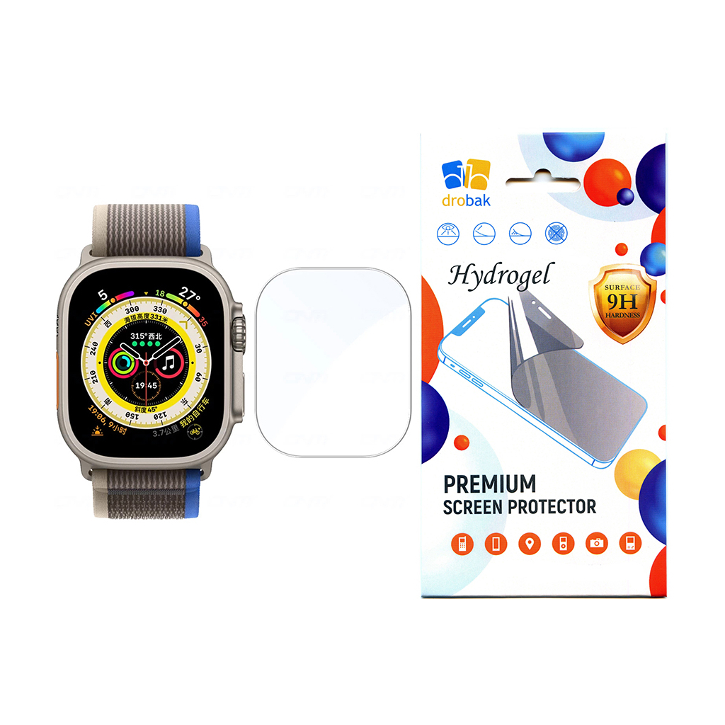 Плівка захисна Drobak Hydrogel Apple Watch Ultra 2 49mm (2шт) (323210) - фото 1
