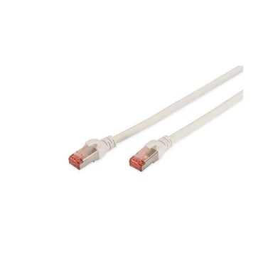 Патч-корд 5м, CAT 6 S-FTP, AWG 27/7, LSZH, white Digitus (DK-1644-050/WH) - фото 1