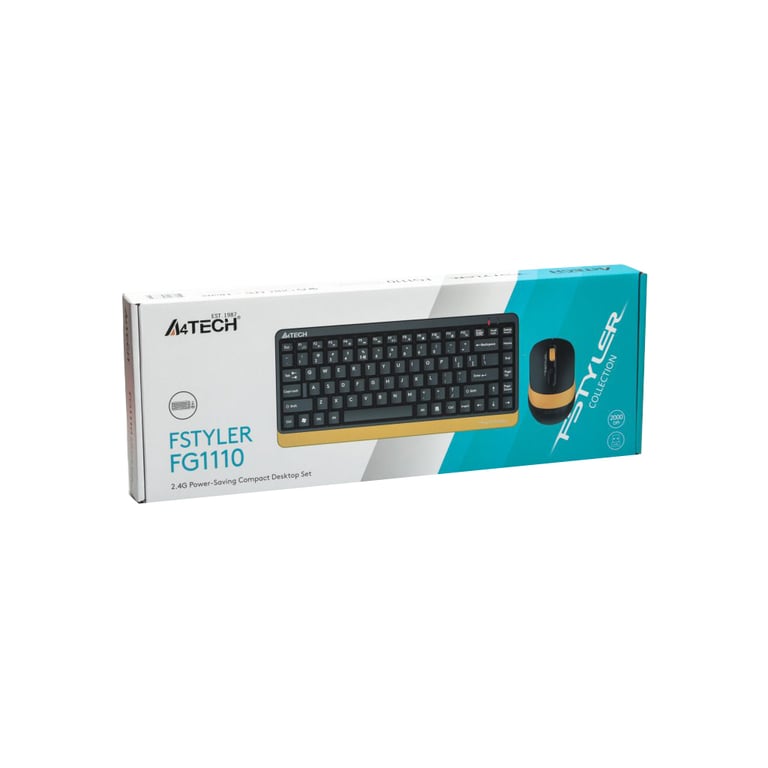 Комплект A4Tech FG1110 Wireless Bumblebee (FG1110 Bumblebee) - фото 4