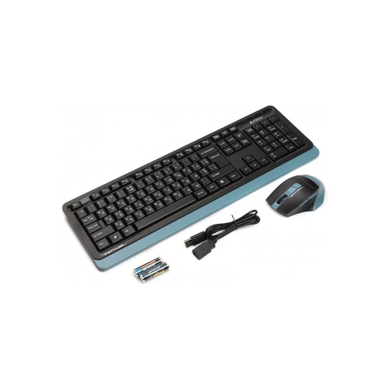 Комплект A4Tech FG1035 Wireless Navy Blue (FG1035 Navy Blue) - фото 2