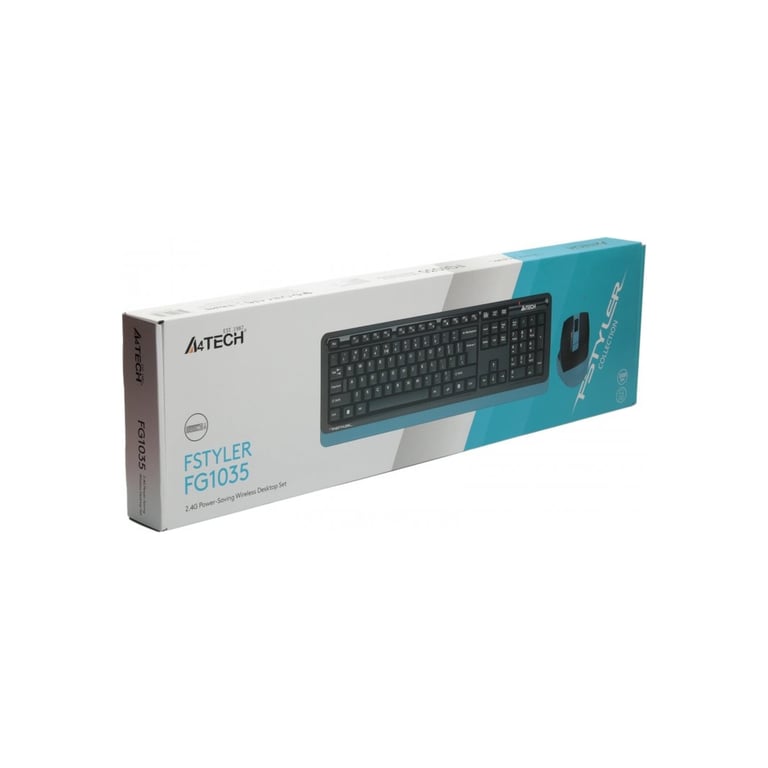 Комплект A4Tech FG1035 Wireless Navy Blue (FG1035 Navy Blue) - фото 4