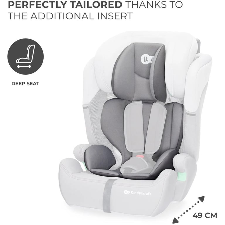 Автокрісло Kinderkraft Comfort Up i-Size Grey (KCCOUP02GRY0000) (5902533923137) - фото 10