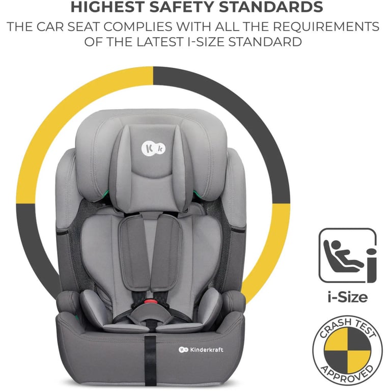 Автокрісло Kinderkraft Comfort Up i-Size Grey (KCCOUP02GRY0000) (5902533923137) - фото 8