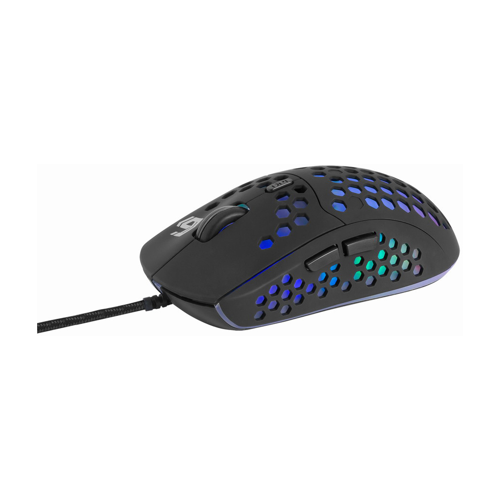 Мишка Gembird Ragnar RX400 USB RGB Black (MUSG-RAGNAR-RX400) - фото 1