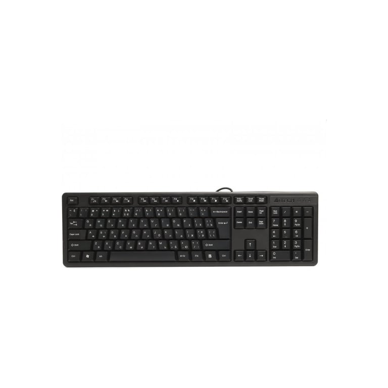 Клавіатура A4Tech KKS-3 USB Black - фото 1