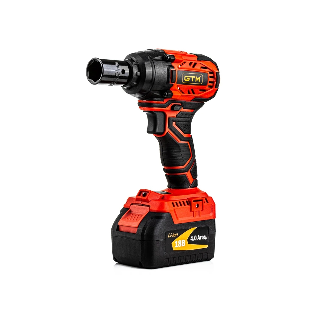 Гайковерт GTM IWC18/320BL, 18В, 320Нм, 1/2", 2x4Ah, кейс (IWC18/320BL) - фото 2 Гайковерт GTM IWC18/320BL, 18В, 320Нм, 1/2", 2x4Ah, кейс (IWC18/320BL) - фото 2