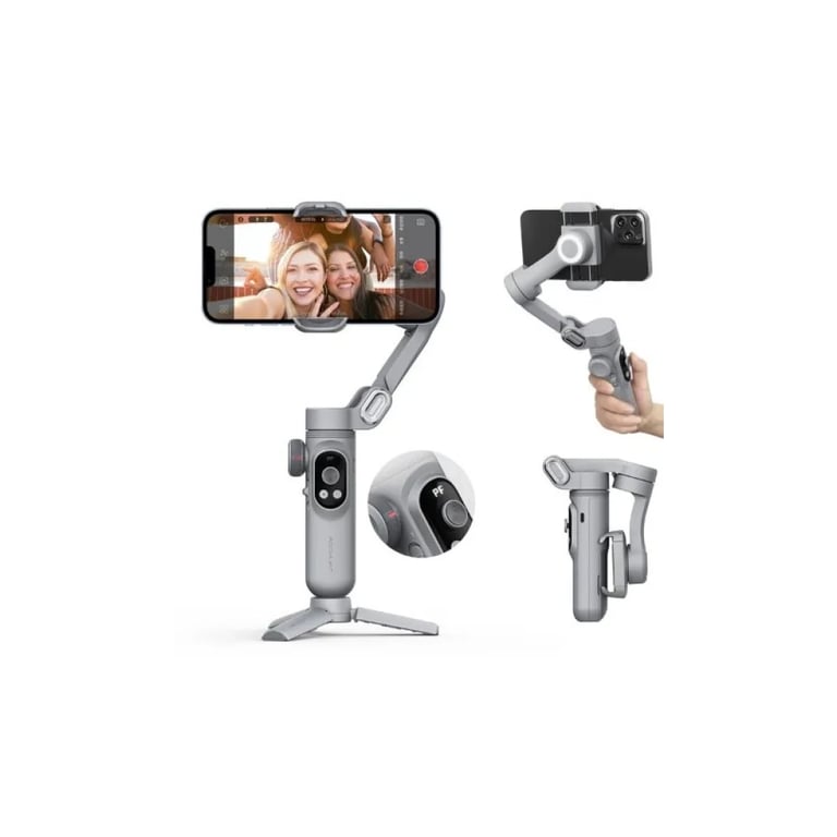 Стедікам AOCHUAN GIMBAL STABILIZER FOR SMARTPHONE SMART X PRO GRAY (AOCHUAN-SMARTXPRO-G) - фото 10