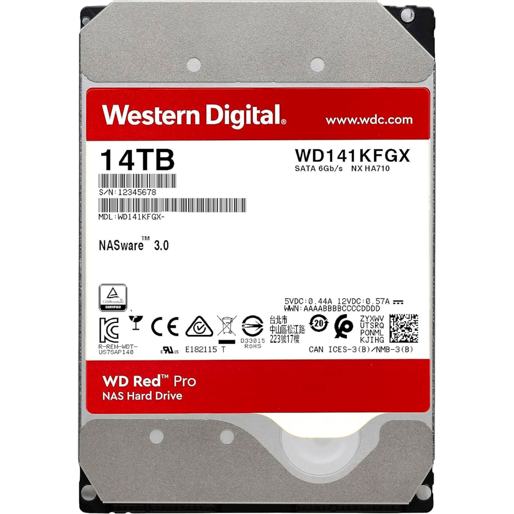 Жорсткий диск 3.5" 14TB WD (WD142KFGX) - головне фото