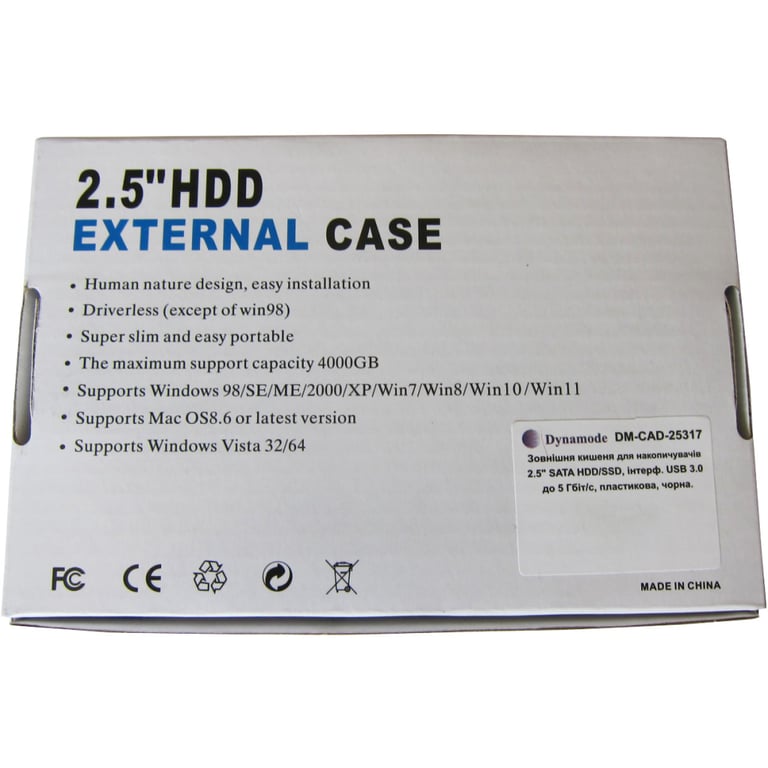 Кишеня зовнішня Dynamode 2.5" SATA HDD/SSD USB 3.0 Black (DM-CAD-25317) - фото 9