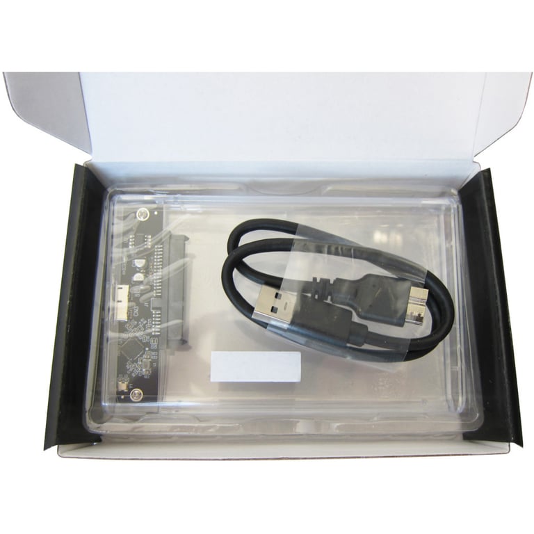 Кишеня зовнішня Dynamode 2.5" SATA HDD/SSD USB 3.0 Transparent (DM-CAD-25316) - фото 11