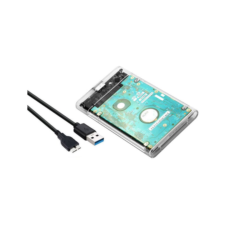 Кишеня зовнішня Dynamode 2.5" SATA HDD/SSD USB 3.0 Transparent (DM-CAD-25316) - фото 7