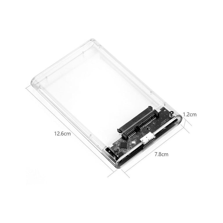 Кишеня зовнішня Dynamode 2.5" SATA HDD/SSD USB 3.0 Transparent (DM-CAD-25316) - фото 10