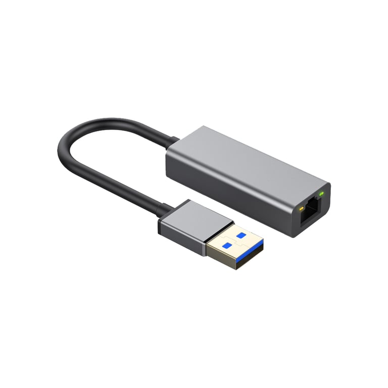 Перехідник USB 3.0 to RJ45 Gigabit Lan Dynamode (DM-AD-GLAN) - фото 1
