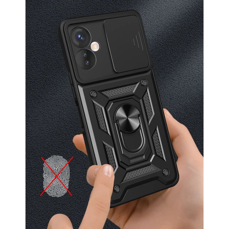 Чохол до мобільного телефона BeCover Military Tecno Spark 9 Pro (KH7n) Black (710006) - фото 4