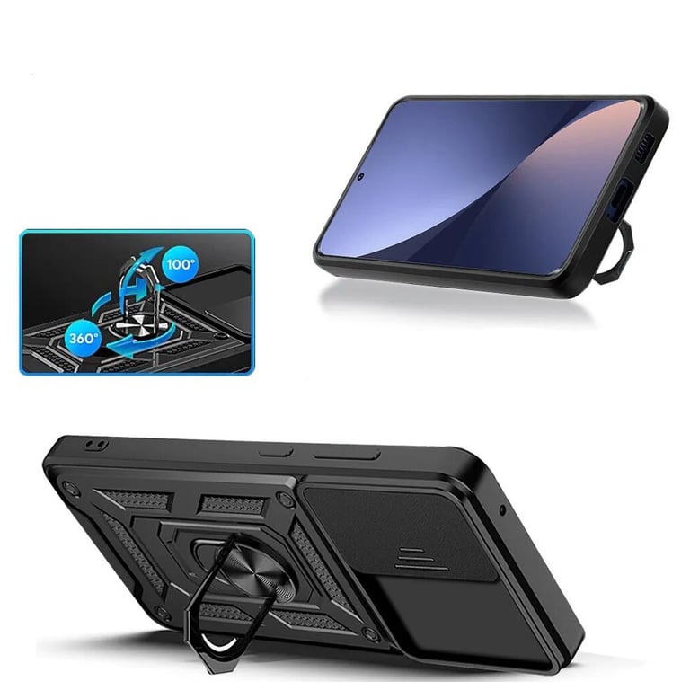 Чохол до мобільного телефона BeCover Military Xiaomi 12 5G Black (710019) - фото 3