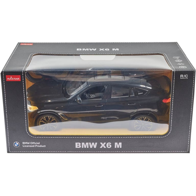 Радіокерована іграшка Rastar BMW X6 1:14 чорний (99260 black) - фото 9
