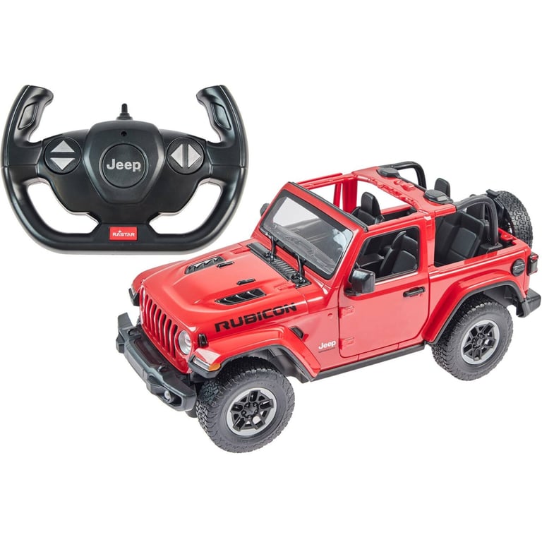 Радіокерована іграшка Rastar JEEP Wrangler Rubicon 1:14 червоний (79460 red) - фото 1