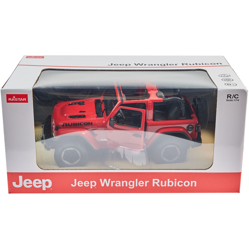 Радіокерована іграшка Rastar JEEP Wrangler Rubicon 1:14 червоний (79460 red) - фото 10 Радіокерована іграшка Rastar JEEP Wrangler Rubicon 1:14 червоний (79460 red) - фото 10