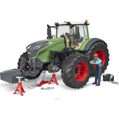 Масштабна модель автомобіля Bruder Трактор Fendt 1050 Vario з фігуркою та аксесуарами для ремонту (04041) - фото 1
