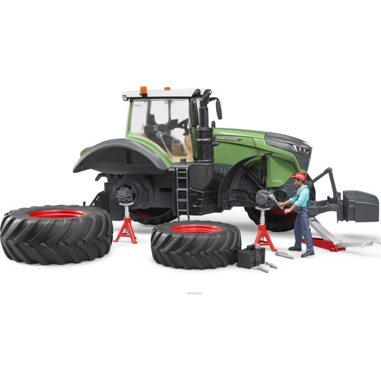 Масштабна модель автомобіля Bruder Трактор Fendt 1050 Vario з фігуркою та аксесуарами для ремонту (04041) - фото 2
