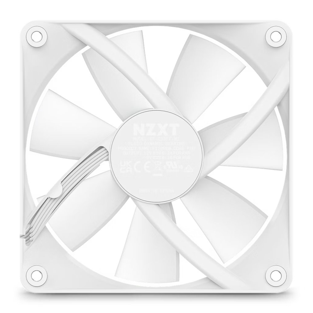 Кулер до корпусу NZXT F120RGB Core - 120mm - Hub-mounted RGB F (RF-C12SF-W1) - фото 6 Кулер до корпусу NZXT F120RGB Core - 120mm - Hub-mounted RGB F (RF-C12SF-W1) - фото 6