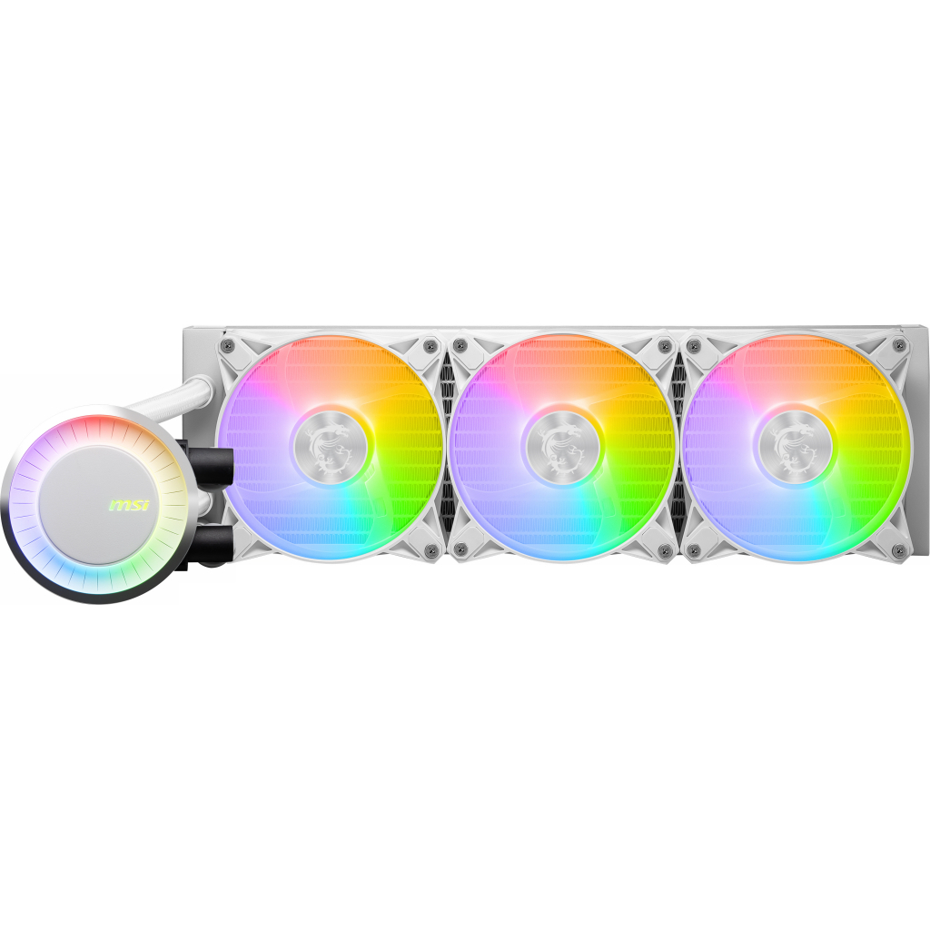 Система рідинного охолодження MSI MAG CoreLiquid E360 White - фото 3 Система рідинного охолодження MSI MAG CoreLiquid E360 White - фото 3